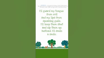 Thumbnail of I'll Guard my Tongue / Smile! Smile! Smile! - Children’s Christian Songs, TheBibleTellsMeSo.com