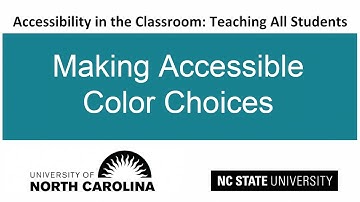 Making Accessible Color Choices