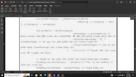 Tuan04 Asp netcore - SỬ DỤNG DỊCH VỤ CỐT LÕI VÀ QUẢN LÝTRẠNG THÁI