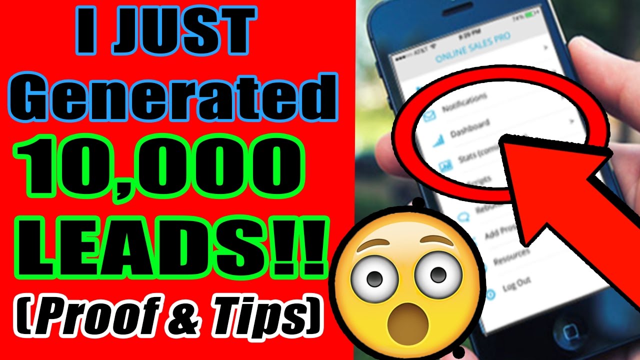 Online Sales Pro Leads, Proof, And Training - Garrett Generated OVER