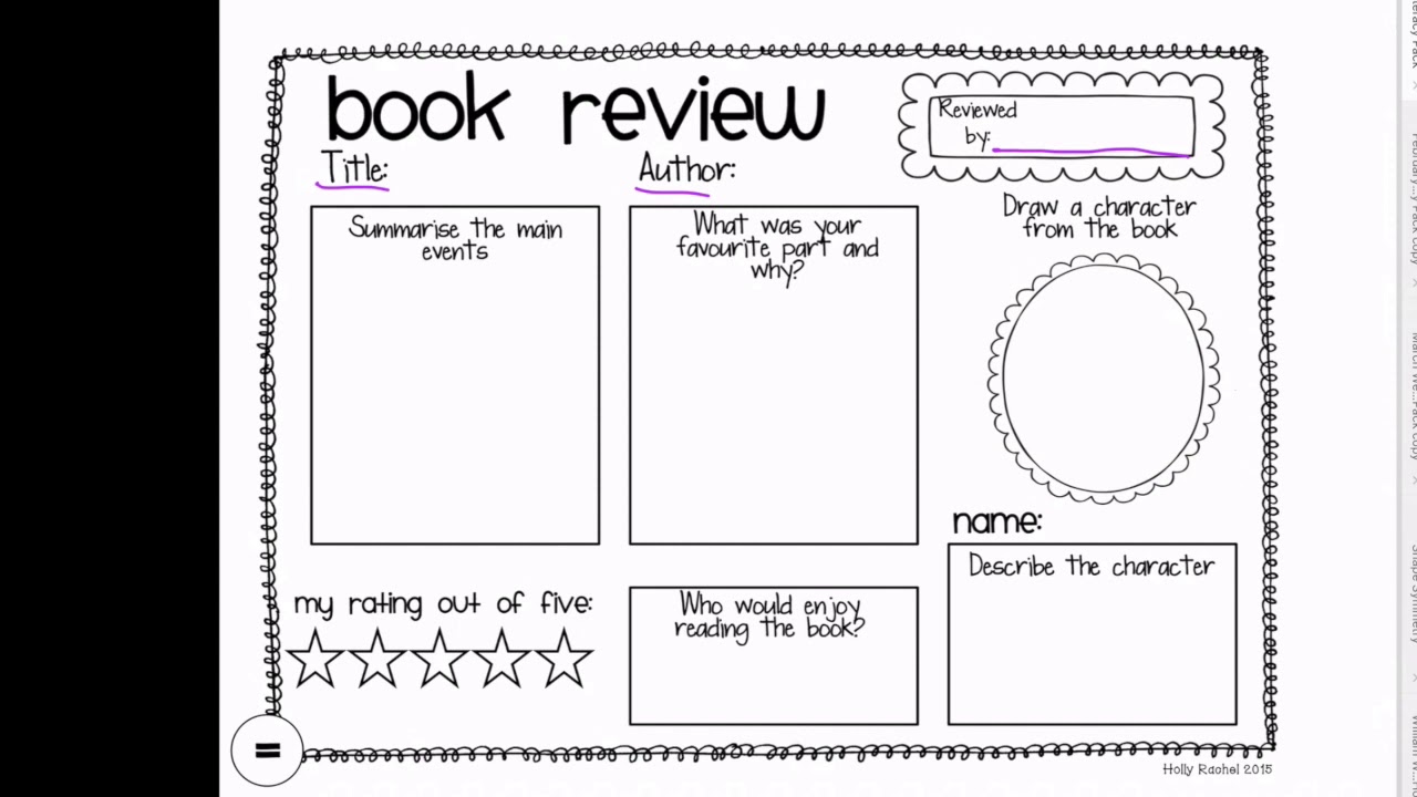 book review maker