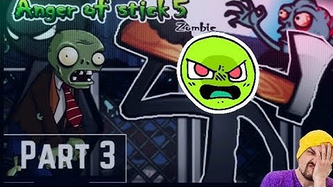 Anger of stick-5 . Gameplay Walkthrough part -3 .op machine gun fight with zombies.