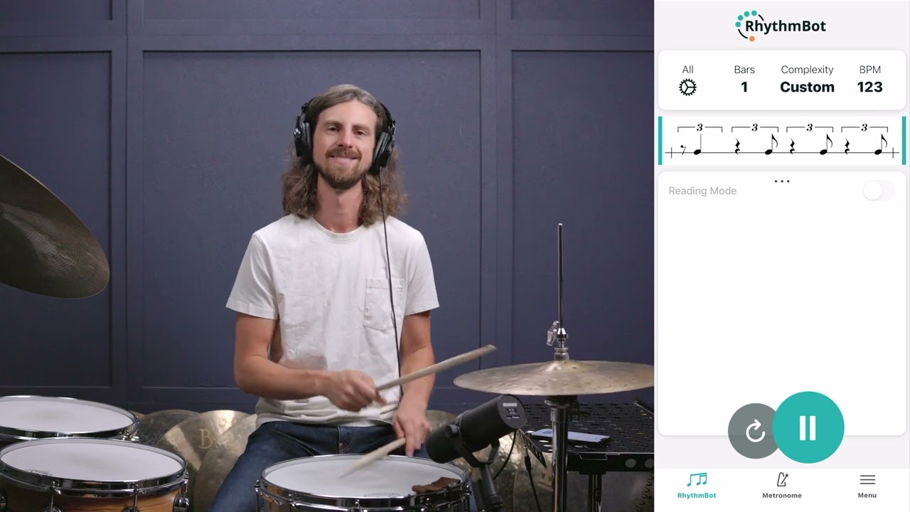 How to Conquer Advanced Triplet Syncopation With RhythmBot (Practice Idea #7)