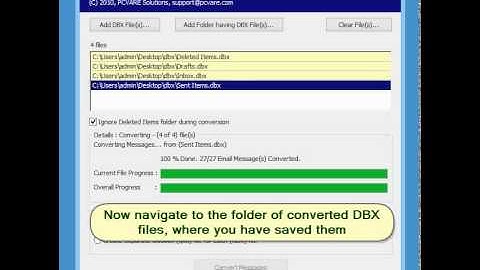 PCVARE DBX to PST Converter