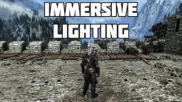 Immersive Lighting 2.1 - Kaer Morhen Comparison - The Witcher 3 Mod Showcase