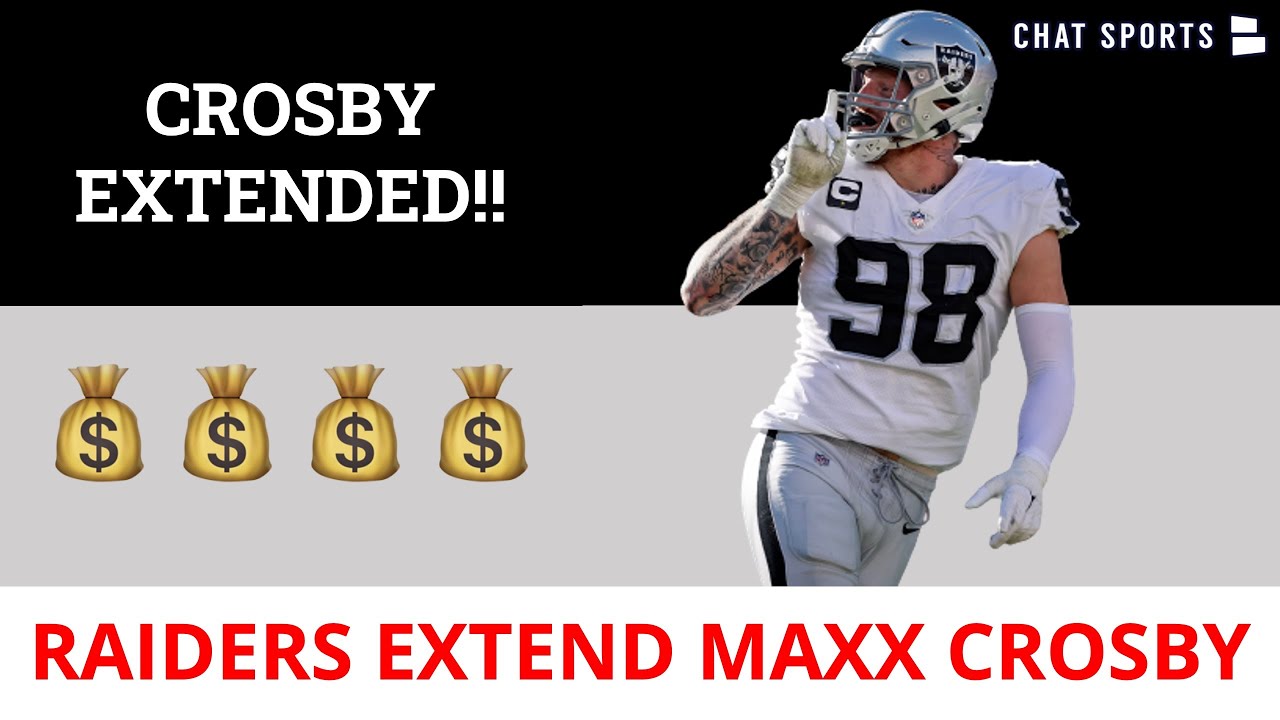 Raiders sign DE Maxx Crosby to multi-year extension