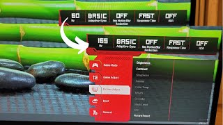 Gaming monitor - How to go from 60Hz to 165Hz (advertised refresh rate)