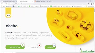 Electro Electronics Store WooCommerce Theme GPL Version download free installation setup video