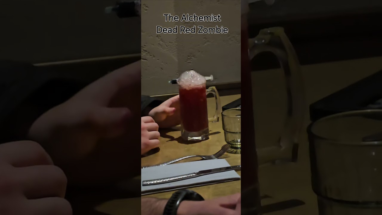 Dead Red Zombie - The Alchemist Cardiff -  Zombie Apocalypse - Need A Little Revive! 