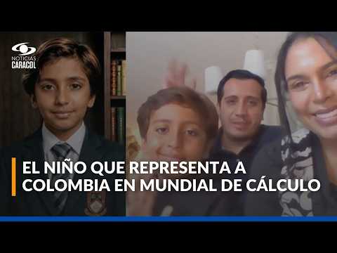 ¡Orgullo colombiano! Doménico, el niño finalista en la Copa Mundial de Cálculo Mental 2026