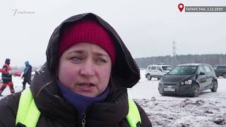 Протесты в Казани. Люди против трактора