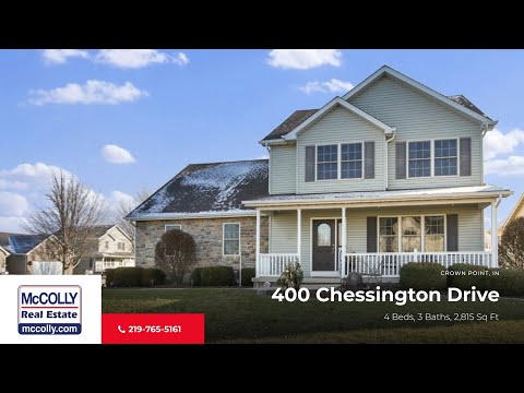 400 Chessington Drive, Crown Point, IN home video tour