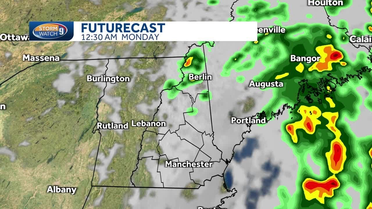 Video: Heaviest rain moves out of New Hampshire - YouTube