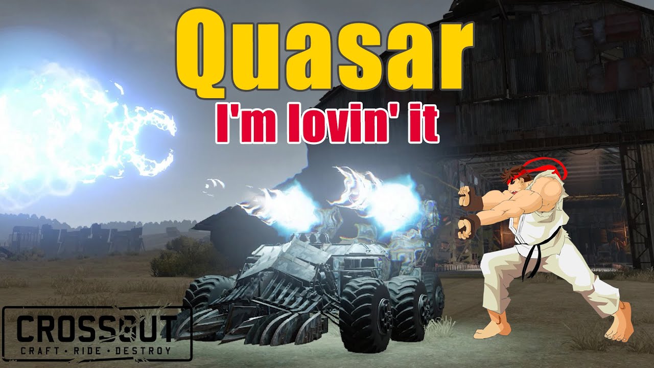 Crossout - Quasar Plasma Gun - I'm lovin' it