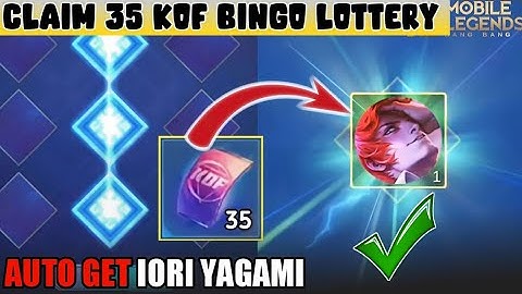 THIS IS HOW TO GET FREE 35 KOF BINGO LOTTERY | Full Guide KOF Event - Mobile Legends