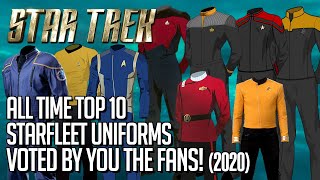 Star Trek Top 10 Starfleet Uniforms of All Time! (2020)