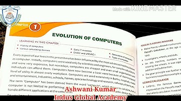 Grade V Computer ( Evolution of Computers) Part 1 by Ashwani Kumar, Indus Global Academy