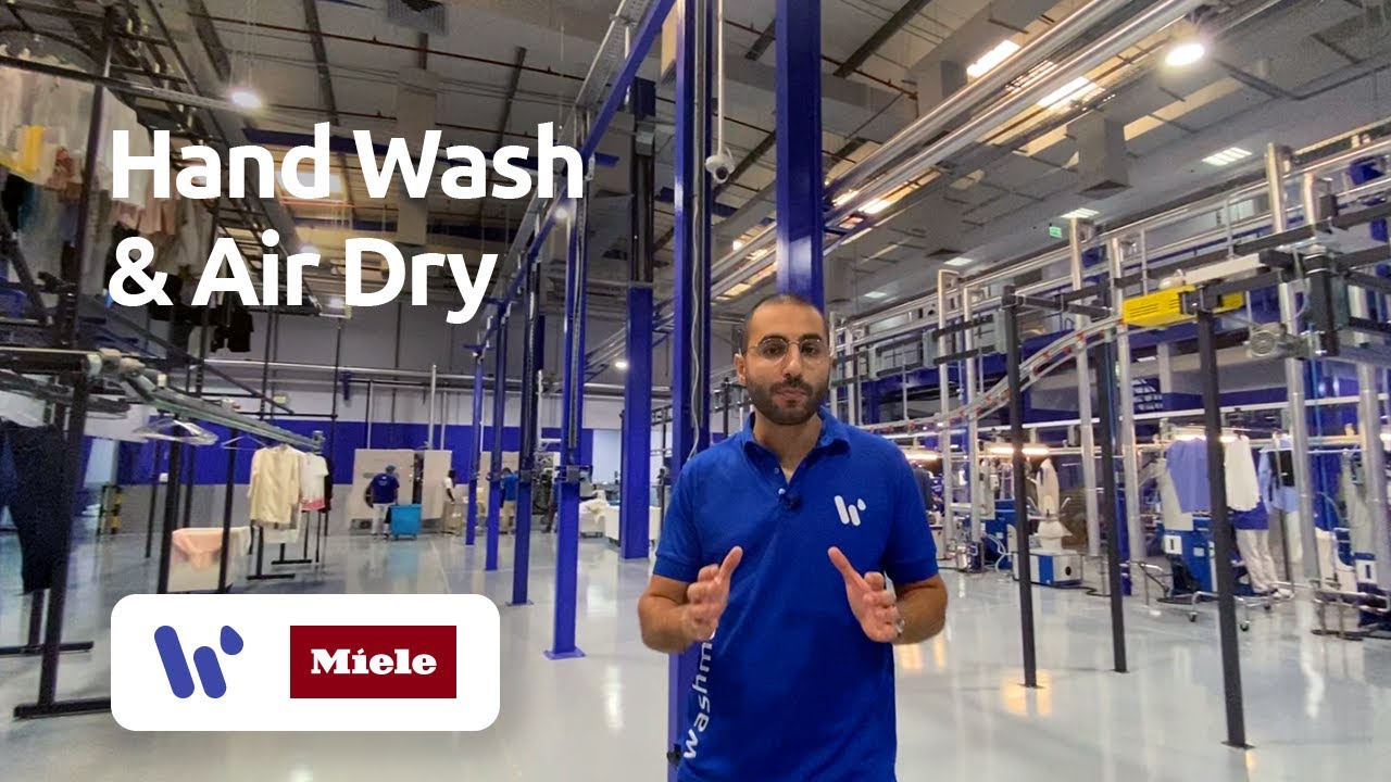 Handwash & Air Dry at the Washmen Facility