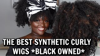 The Best Synthetic Curly Wigs Ft City Girl Curlz Black Owned Ndeye Peinda