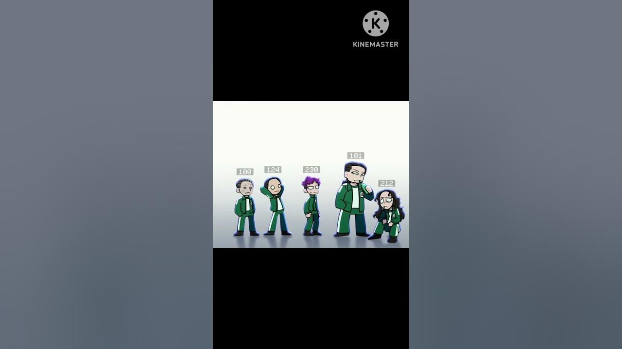SQUID GAME 3 LINE TRANSFORM SQUID GAME ANIMATION | GH'S ANIMATION