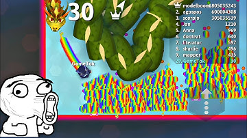 I Find Huge In Snake Io 🐍 The Map Epic SnakeIo Gameplay