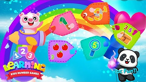 123 Learning Tracing numbers Kids | Piggy Panda Inc | Android gameplay Mobile phone4kids telephone