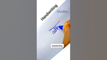 #shortsfeed #calligraphy #yt #viral #madhu #name #art  #signature #shorts #trending #video