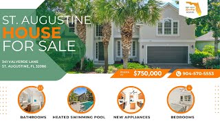 🌴 Elegant Pool Home in Tuscany Ridge | Toll Brothers Build in St. Augustine, FL
