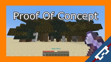 Proof Of Concept: Tree Felling Datapack