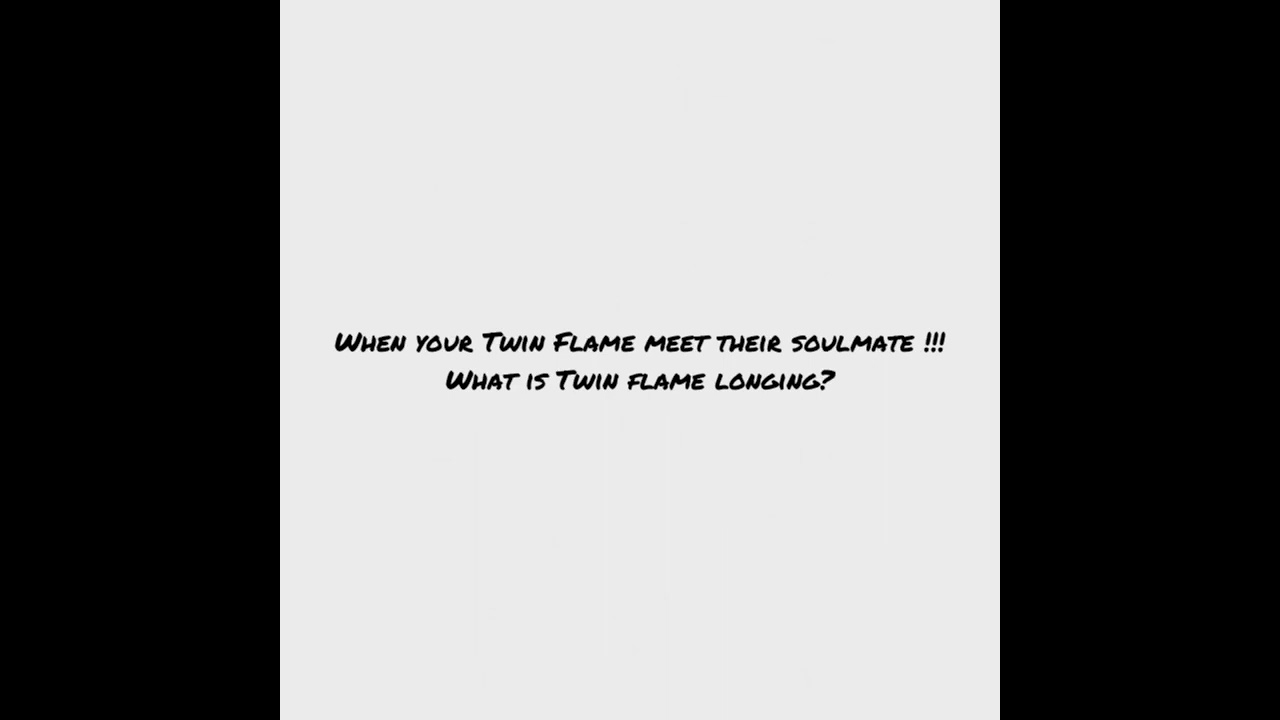 When your twin flame meet their soulmate !!! And Twin Flame Longing ☯️