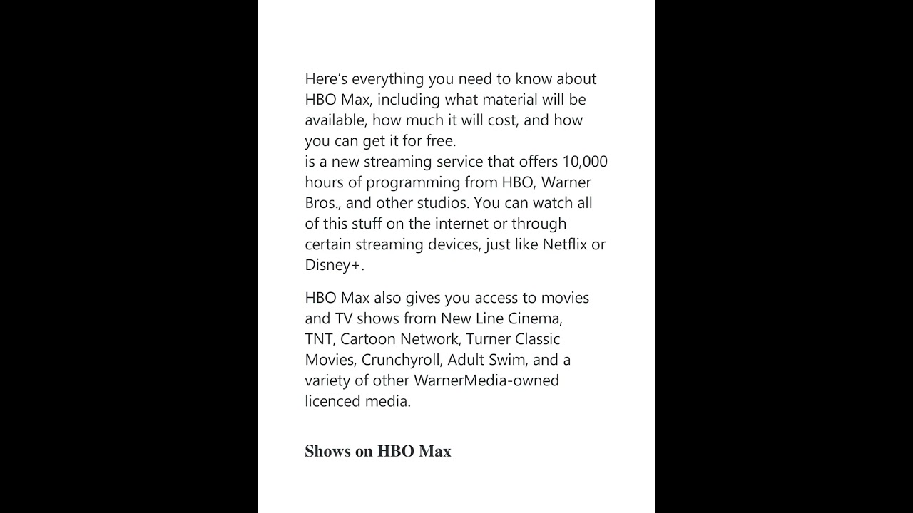 Free HBO Watch Party
