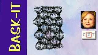 The 100 Day Project 2019 || The 100 Days of Zentangle ® || Day 79 Bask-it
