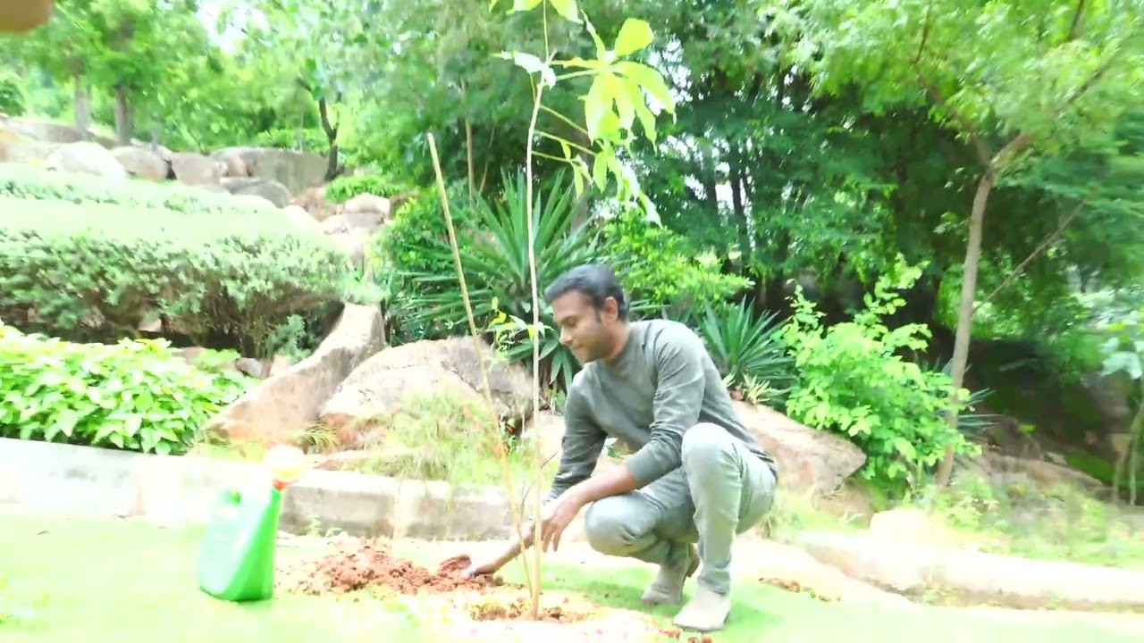 Music Director Anup Rubens Participated in Green India Challenge Plantation | 4 Sides Studios