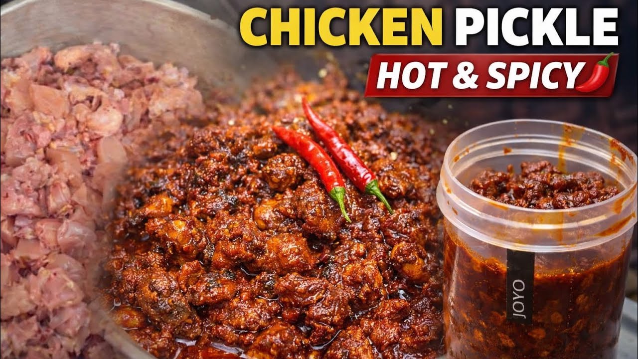 How to make spicy and tasty chicken pickle 