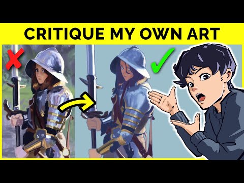 🔴 How To Critique Your Own Art + Get Our Feedback Checklist