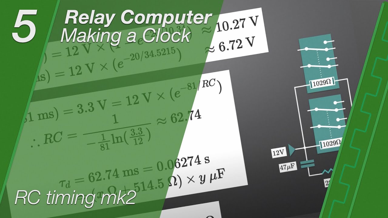 Relay Computer Clock - Ep5 - RC Timing Mk.II - YouTube