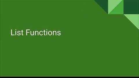 AP CS P Unit 5 Lesson 4 - List Methods