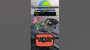 Top comment removes a country pt 3 #europe #mapper #world #map #flag #funny #memes #history #mapping