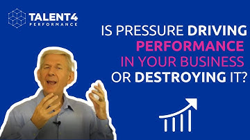 Is pressure driving performance in your business—or destroying it? (Yerkes-Dodson Performance Curve)