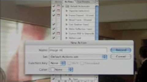 4.3 Recording an Action - to batch process digital images automatically