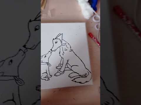 рисую волков WildCraft