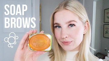 SOAP BROWS IS THE BEST BROW TRICK EVER | KARLI BRAND