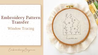 Información Embroidery for Beginners: The EASIEST Way to Transfer Designs to Fabric Guía