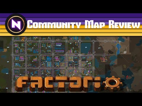 Factorio Engineering - BLOCK BASED TRAIN NETWORK - Community Map Review