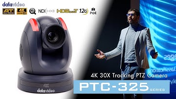 【Official】 Datavideo PTC-325 4K Auto Tracking PTZ Series with Superior 30X Optical Zoom! | Datavideo