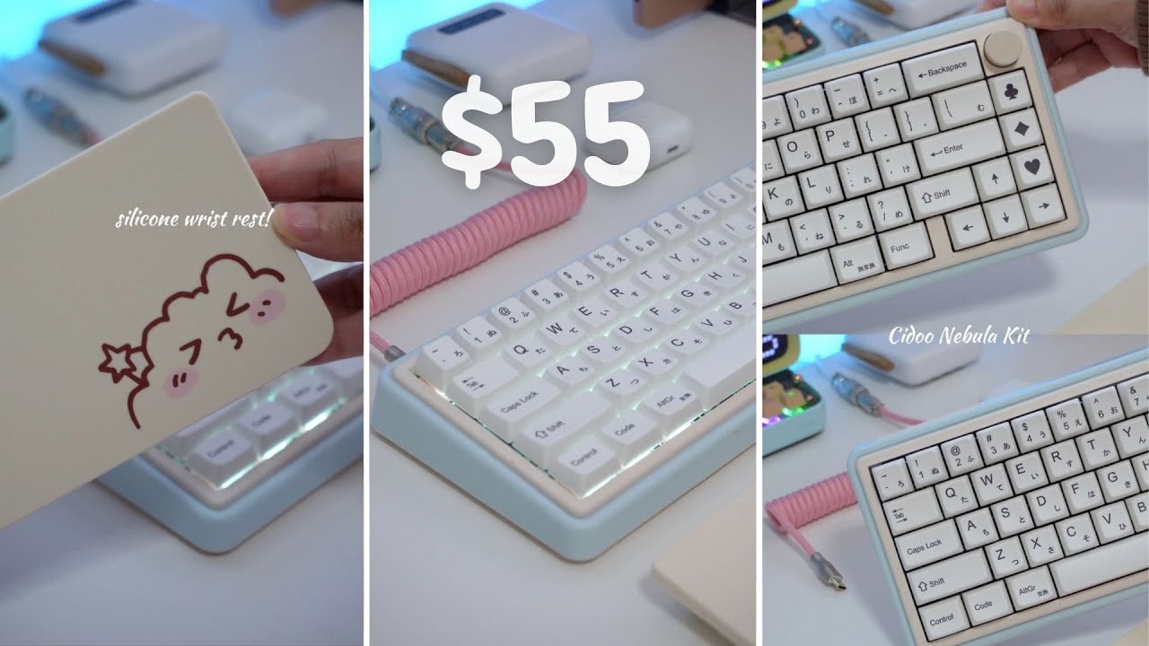 this mechanical keyboard kit is only $55 - YouTube