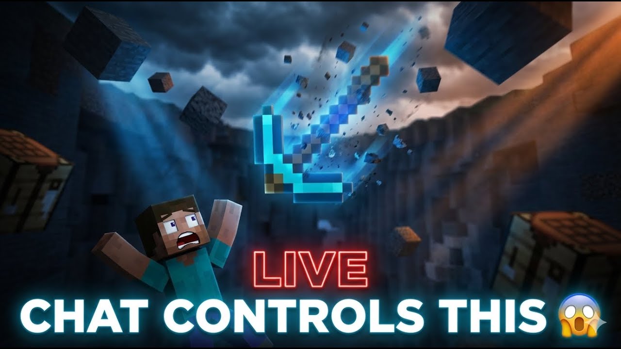 Falling Pickaxe Minecraft Live | #shorts #live #livestram #shortfeed live #minecraft #shortslivefeed