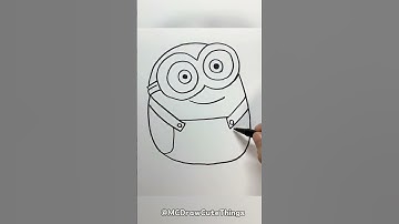 How to Draw MINION BOB Easy Step By Step Tutorial