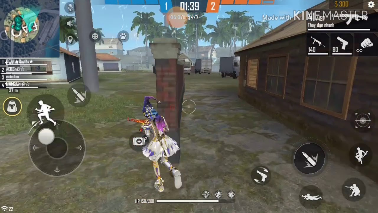 [Garena Free Fire] Chơi tử chiến thôi chém chết hết - YouTube