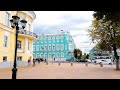 ⁴ᴷ⁶⁰ Walking Ryazan: from Pochtovaya Street along Lenina Street and to Theater Square